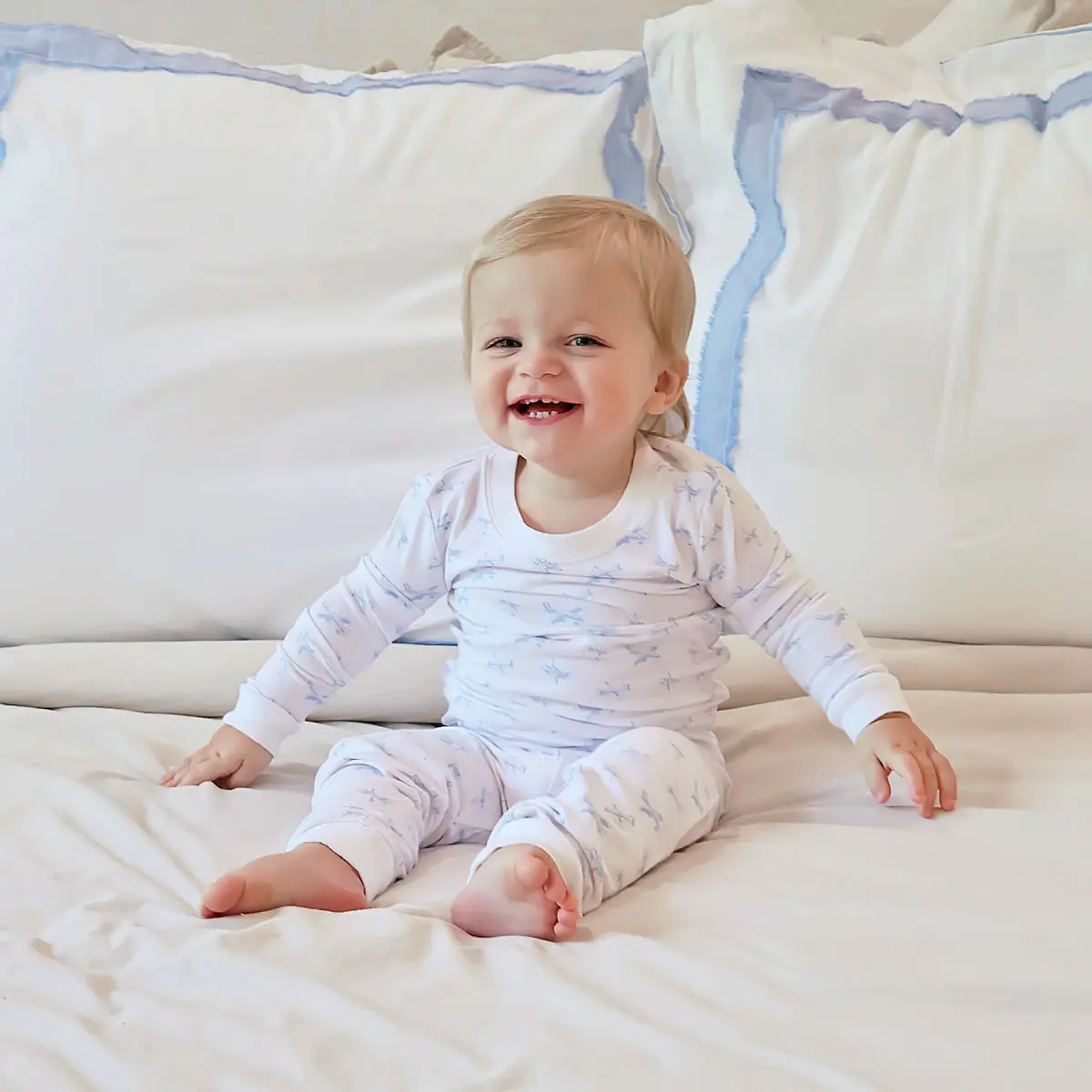 Airplane Print Pajamas for Boys - Soft and Cozy