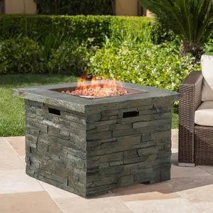 YYDS 35" SQUARE MGO FIRE PIT - 40000 BTU.