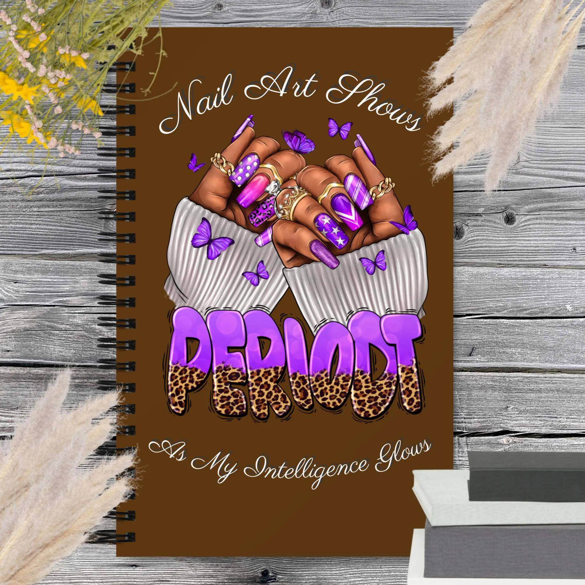 Notebook: Glowing (chocolate)