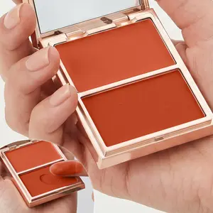 PHOFAY Matte Blush Duo (Cream + Powder) | Long-Lasting Vibrant | Buildable Matte Finish | Cosmetic Must-Have