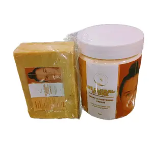 Tumeric & Carrot Anti-Acne Set for Dark Spots - 100ml Cream - Handmade for All Skin Types - Brightening, Alcohol Free, Suitable for Adults - Skincare