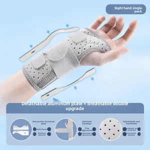 Wrist support bracket, unisex compression arm gloves, support bracket with metal splint stabilizer