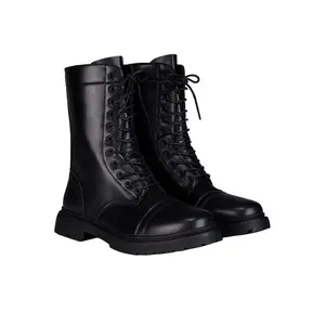 Adult Black Costume Combat Boots