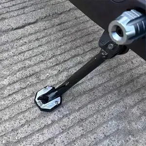 Motorcycle Kickstand Pad, Aluminum Alloy Non-slip Side Stand Plate, All-terrain Vehicle Footrest Support, Universal Motorcycle Accessories, Motor Parts Accessories, Motorbike