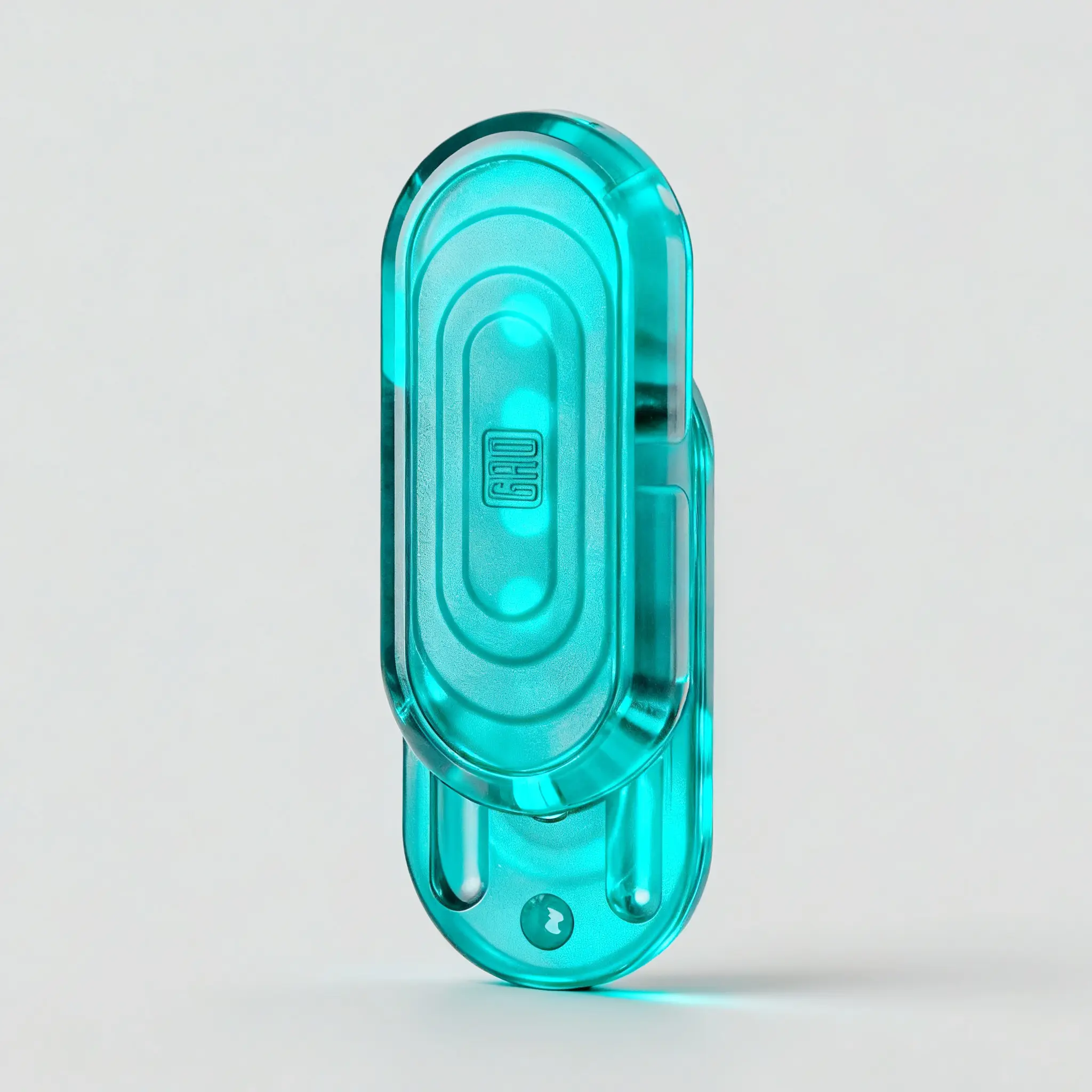 Mr Gao  GAO STUDIO, RICH 01, Fidget Slider The Pill Fidget Slider Stress Relief Sensory Product, Self Care Gadget, Focus Aid for ADHD, Stress Relief Toy,  Desk Trinkets, Mini Purse/Desk Accessory for Grown Ups, Oddities Gifts, Soft Anxiety Fidgets,