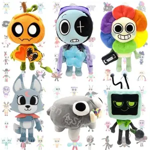 New Dandy's World Gourdy Plush Cute Dandy Astro Vee Pebble Plush Gourdy 1st Edition Ribecca Eclipse Plushies Doll Toy Kid Gifts