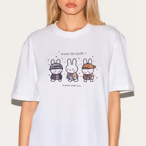 Wave to earth Shirt, Cute Indie Inspired Shirt, Unisex Shirt, Birthday gift for Men Women