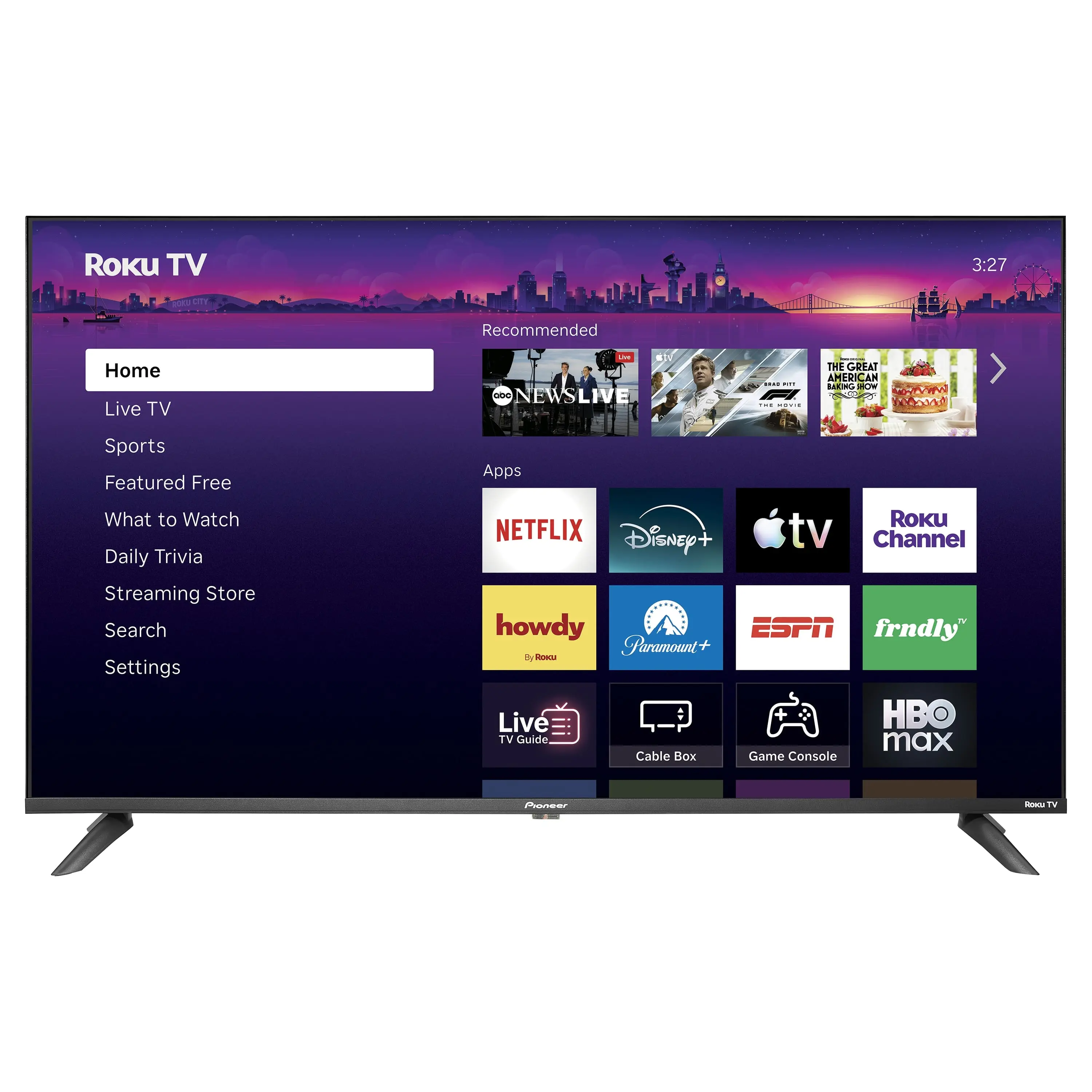Pioneer - 43 Class LED 4K UHD Smart Roku TV Pioneer - 43 Class LED 4K UHD Smart Roku TV