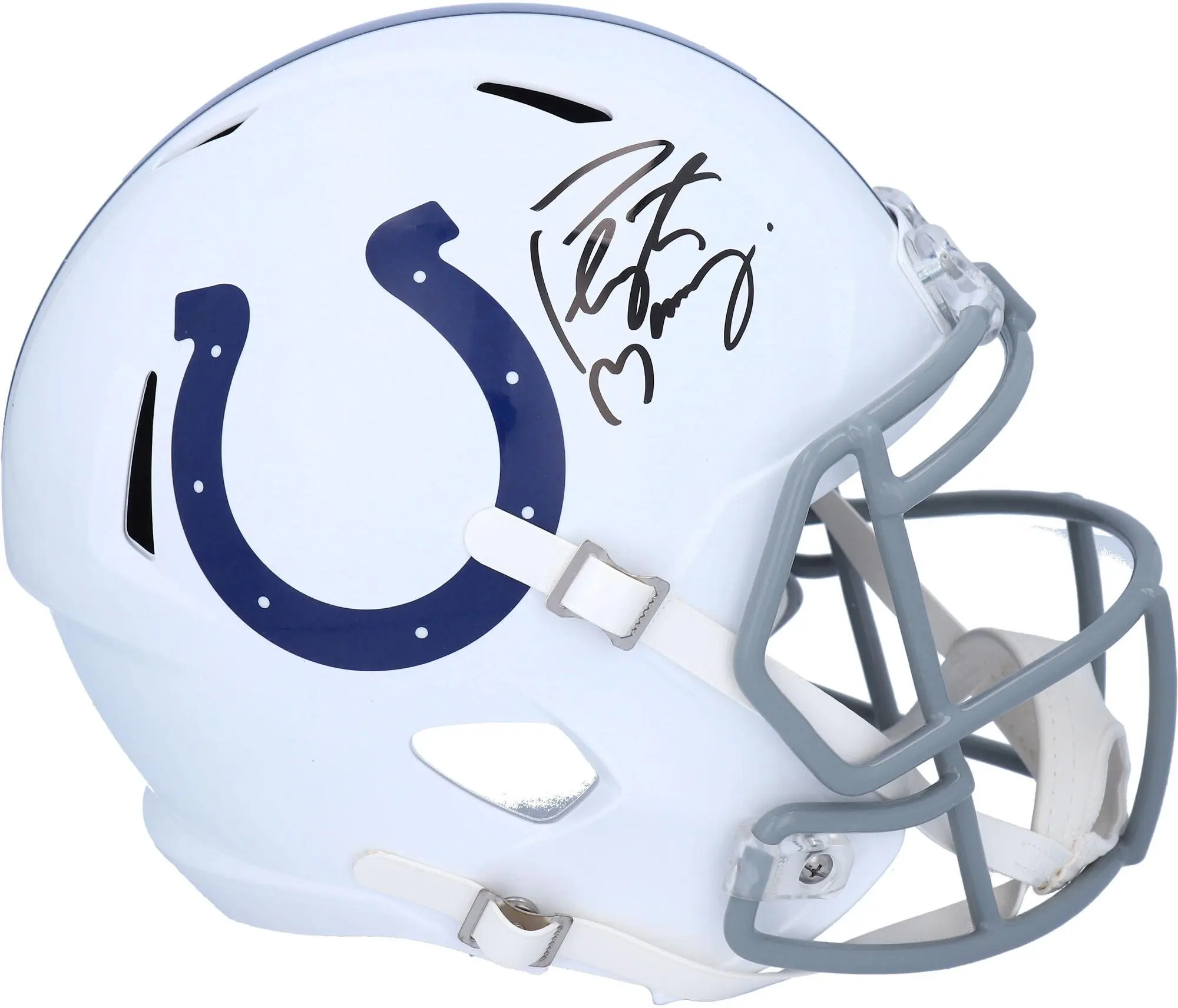 Peyton Manning Indianapolis Colts Autographed Riddell 2020 Speed Replica Helmet - Fanatics Authentic Certified
