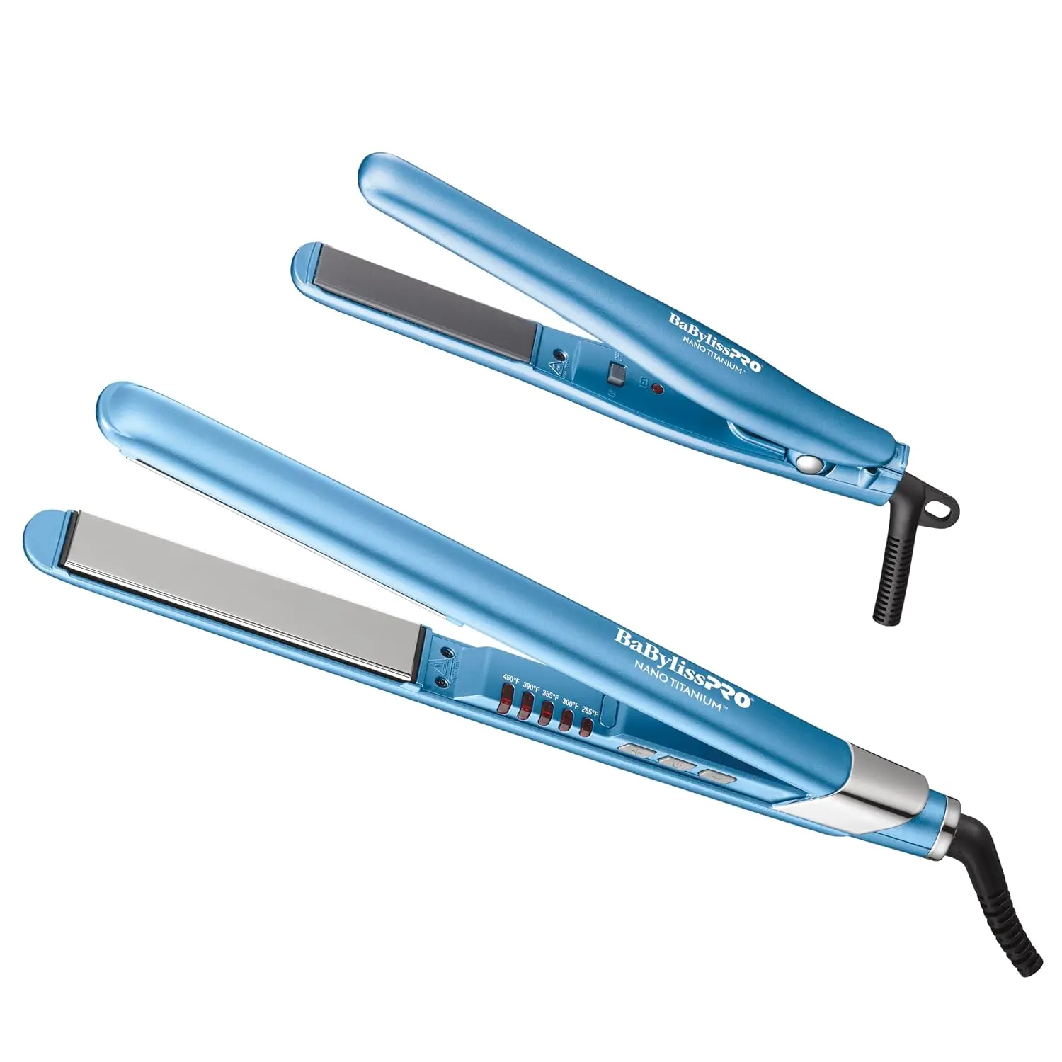 BabylissPRO Nano Titanium Ultra-Sleek Hair Straightener, Flat Iron for All Hair Types