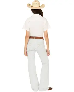 Ariat Women's Jordyn Light Wash Perfect Rise Trouser Stretch Denim Jeans - 10058916