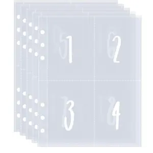 Plastic Numbered Money Saving Envelopes
