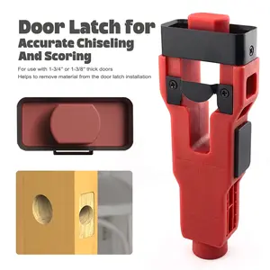 Door Latch Slot Tool Installation Kit, Help Remove Material Installation, Durable & Easy-To-Use Design, Perfect for Home Improvement Projects, Hardware Tool Kit