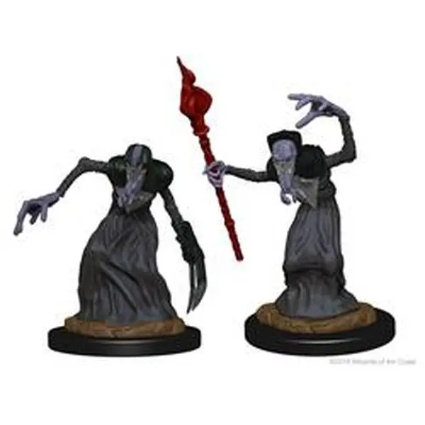 212 MAIN Dungeons & Dragons Nolzurs Marvelous Unpainted Mindflayers W1 Scale Fantasy Mini, Tabletop Play Collectible, Home Decor Statue Figurine