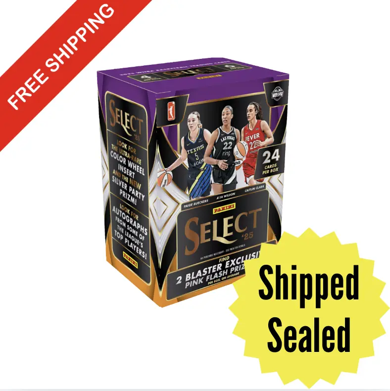 2025 Panini Select WNBA Trading Card Blaster Box