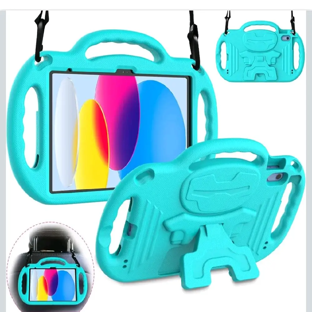iPad 10th Generation Kids Case, iPad 10.9 Case, [Shoulder Strap][Light Weight Handle