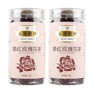 Artisanal Harvest Freeze-Dried Yunnan Rose Buds Tea - 25g x 2 Pack | Edible Whole Flower Tea for Brewing Rich Rosy Infusions