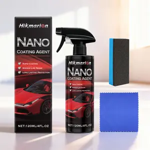 Nano Coating Agent Spray - Rapid Ceramic Car Coating, Mirror-Like Shine & Long-Lasting Hydrophobic Protection, Quick & Easy Paint Sealant 120ml/4 fl oz