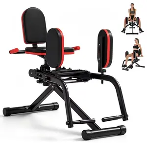 2-In-1 Hip Abductor & Adductor Machine, Exercise Equipment - 15 Resistance Levels For Glute Strengthening, For Home Use, Upper Back Exerciser, Adjustable Glute Trainer, Thigh Workout Equipment for Hip Sculpting & Butt Lifting SpringStatements tiktokshopsp