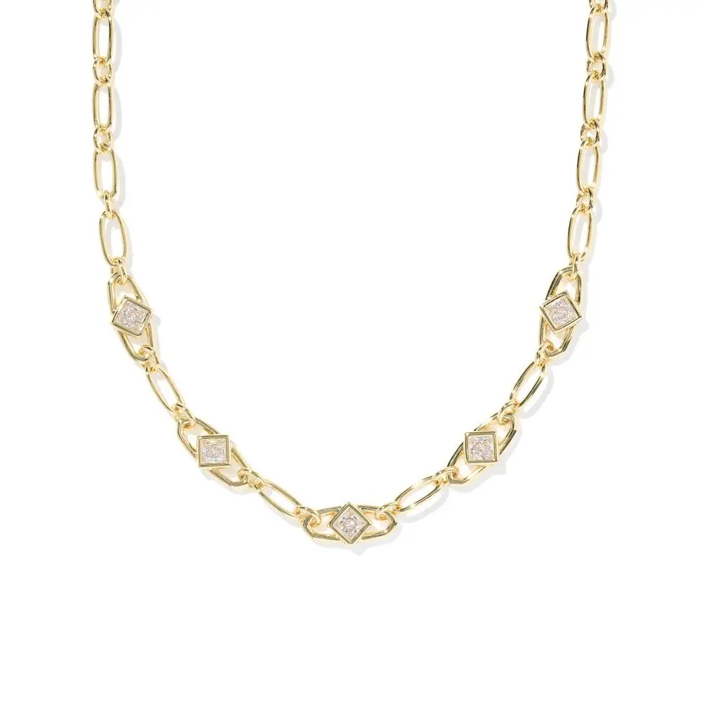 Kendra Scott Belle Cubic Zirconia Chain Necklace