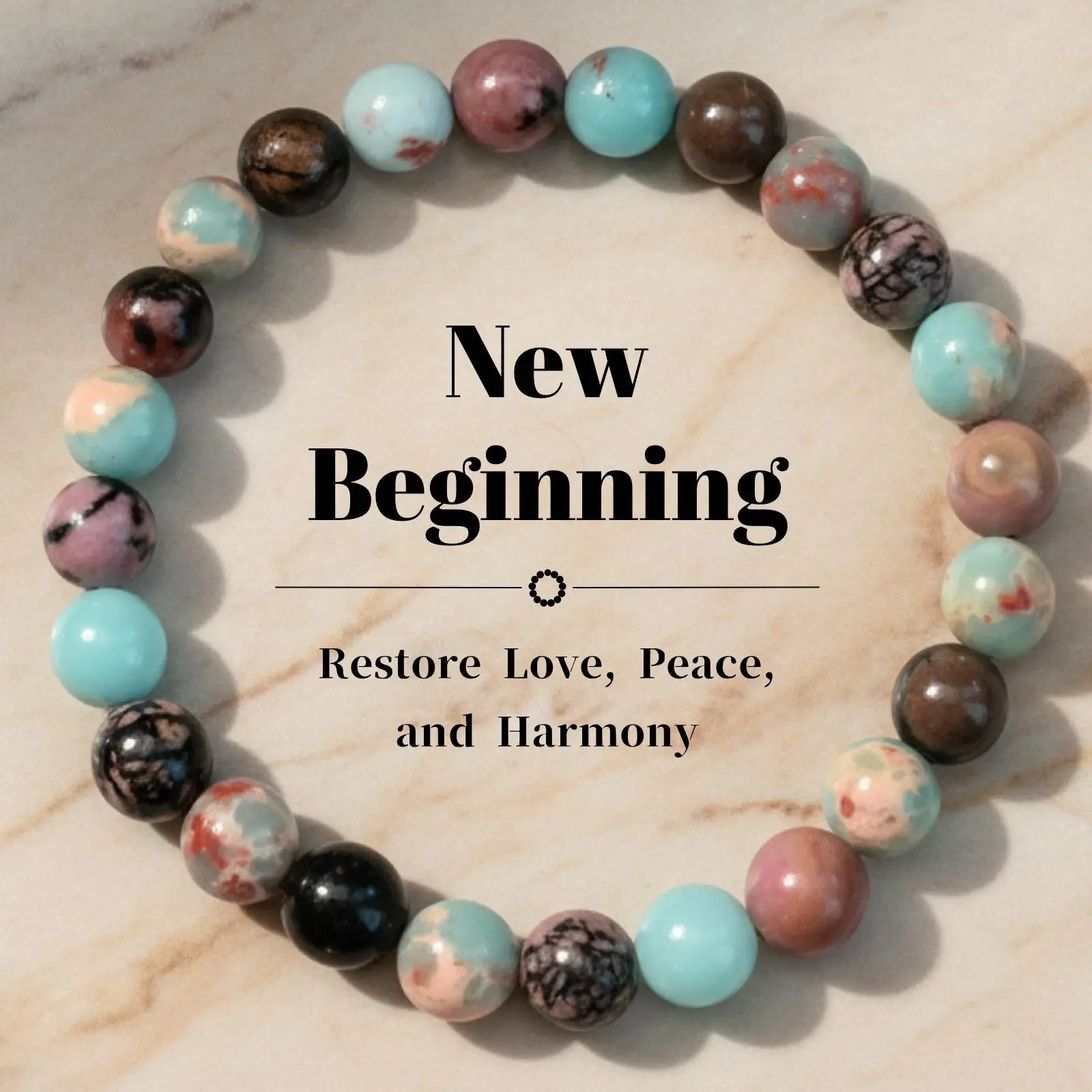 Rhodonite & Agalmatolite Bangle - Emotional Healing Heart Charm Bracelet with Vibrant Beads, Energy Stabilization, Self-Love Protection for Daily Wear