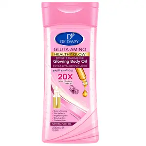 200ml DR.DAVEY GLUTA-AMINO GLOWING BODY OIL Skincare oil moisturizes and nourishes the skin with a large volume of whole-body essential oil for Body, Face, Hand,Foot,Lip, Eye,travel