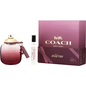 Coach Wild Rose Set-Eau De Parfum Spray 1.7 Oz & Eau De Parfum Spray 0.25 Oz Mini For Women