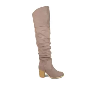 KAISON BOOTS IN WIDE WIDTH - Taupe Suede