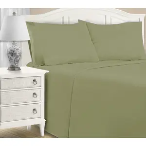 Superior 1200TC Cotton Blend Deep Pocket Bed Sheets,Split Kin