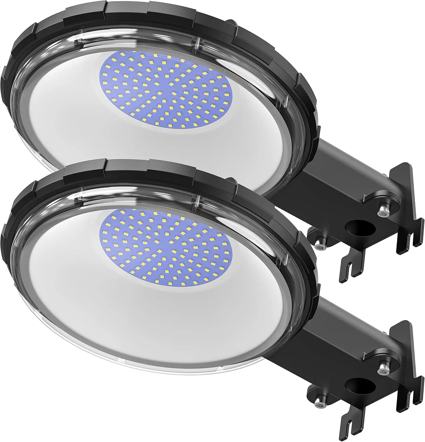 Chunting 2 Pack x 100W LED Barn Light - Dusk to Dawn Outdoor Security Light with Photocell, 12000LM, 5000K Daylight, IP65 Waterproof, 700W MH/HPS Replacement, Automatic On/Off for Garden (Home & Commercial Lighting), 2 Pack X 100W Barnlight