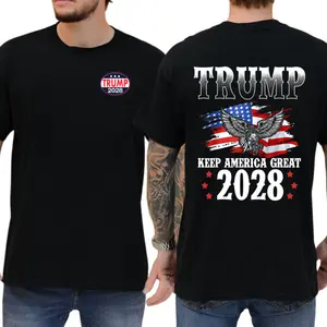 Trump 2028 Shirt, MAGA tee, Bold Patriotic Conservative Election Support Tee, For Men, For Women