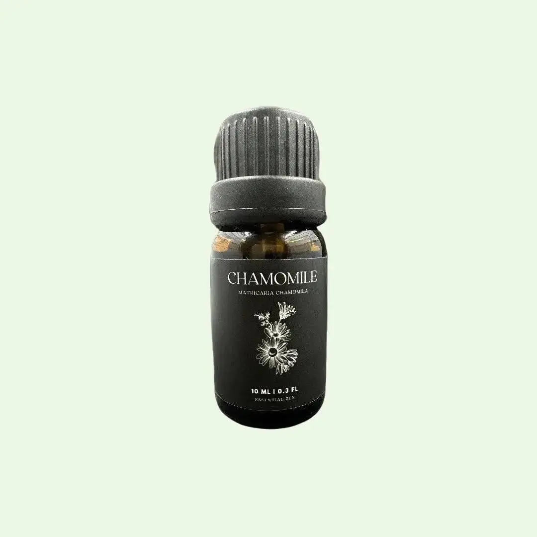 Essential Zen Pure Chamomile Essential Oil - Aromatherapy Wellness for Sleep, Anxiety, and Skin Care - Health, Healthcare