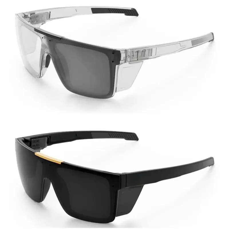 2 Pack Z87 Safety Sunglasses with UV Protection and Photochromic Lenses