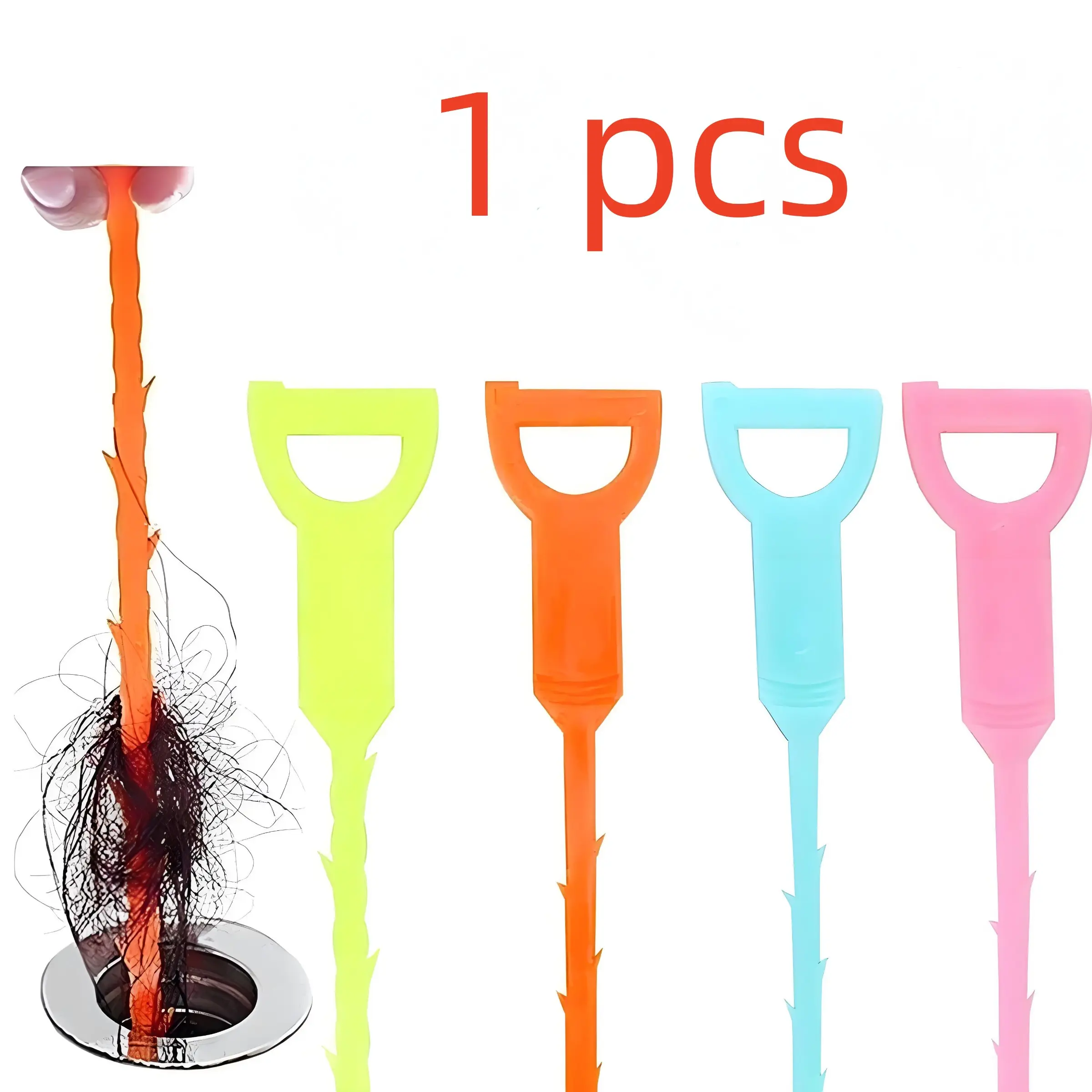 Drain Clog Remover Tool, Drain Opener, Hair Catcher & Cleaner for Kitchen Sink Bathroom Sewer, Efficient Drain Auger for Home Use