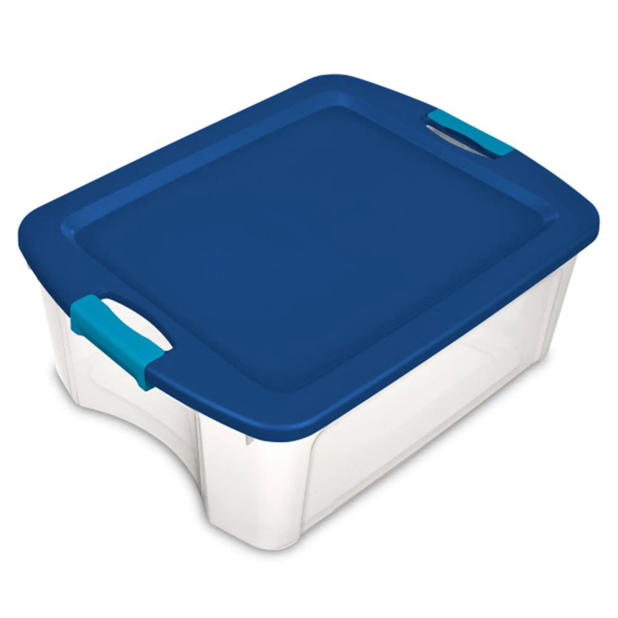Sterilite 12 Gallon Latch and Carry Storage Tote Box Container, Clear  (18 Pack)