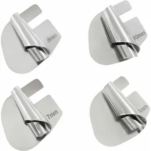 Sewing Rolled Hem Presser Foot, 4 Sizes Hemming Foot 7/8/9/10mm Rolled Attachment for Sewing Machine (4 Pcs)