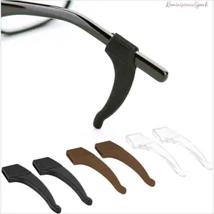 3 & 14 Pack Anti Slip Glasses Ear Grips, Temple Tip Retainers for Sunglasses & Reading Glasses. Prevents slipping, great for daily wear, sports and outdoor activities.