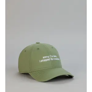 Sorry I’m Late Matcha Baseball Cap