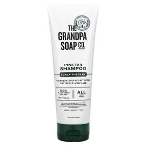 The Grandpa Soap Co. Pine Tar Shampoo, Scalp Therapy, 8 fl oz (237 ml)