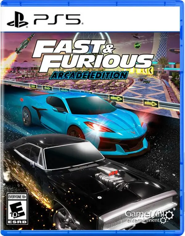 Fast & Furious: Arcade Edition Video Game - Local Tracks, Adventure Gameplay, Arcade Classic, Custom Vehicle Features for Playstation 5, Multiplayer