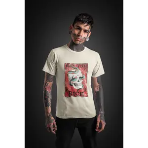 Kennidi Co. Eat The Rich Vintage T-shirt - Graphic Cotton Tee for Men - Casual Classic Fit - Ethical Fashion Top