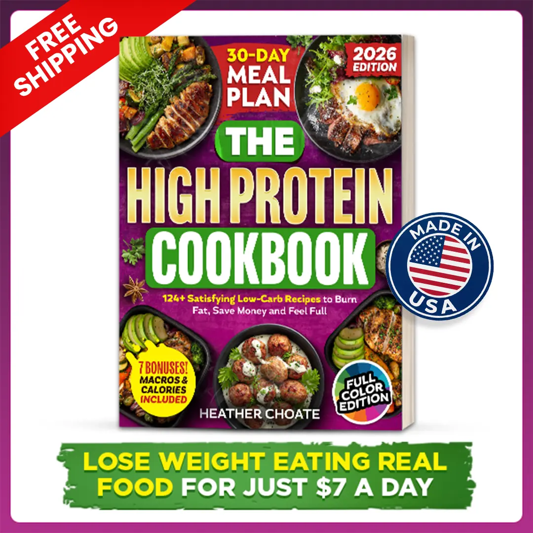 High Protein Filling Meals Cookbook: 124 Easy Low-Carb Recipes, 30-Day Meal Plan, Recipe Inspo for Dinners, The Cookbook