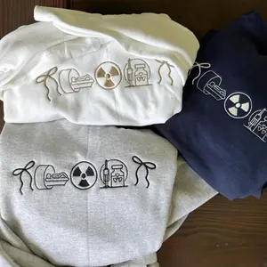 Nuclear Medicine Radiology Tech Embroidered Sweatshirt | Nuclear Med Icon Crewneck Pullover | Gift for Nuclear Medicine Techs