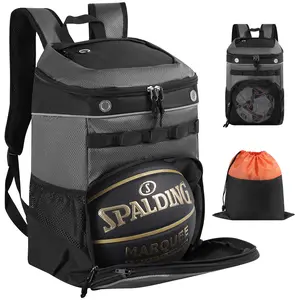 Basketball Backpack Bag with Large Shoe and Ball Compartment, Soccer Backpack, Volleyball Sports Backpack Bags