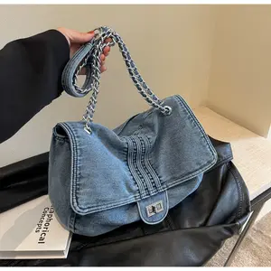 Retro denim bag for casual wear Handbag for Women Cute CrossBody Purse Tote Hobo Purses Handle Ladies Bags