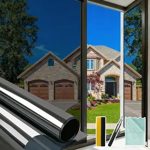 Way  Window Film, Reflective Window Tint for , Daytime  Film See Out Not in, Sun Blocking Anti UV Windows Coverings with 3 Tools (Black , 35.4"x78.7")