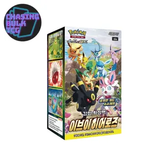 Pokemon Eevee Heroes S6a Korean Version Booster Box Sword Shield Era Iconic Alt Arts Ultra Rares 30 Packs