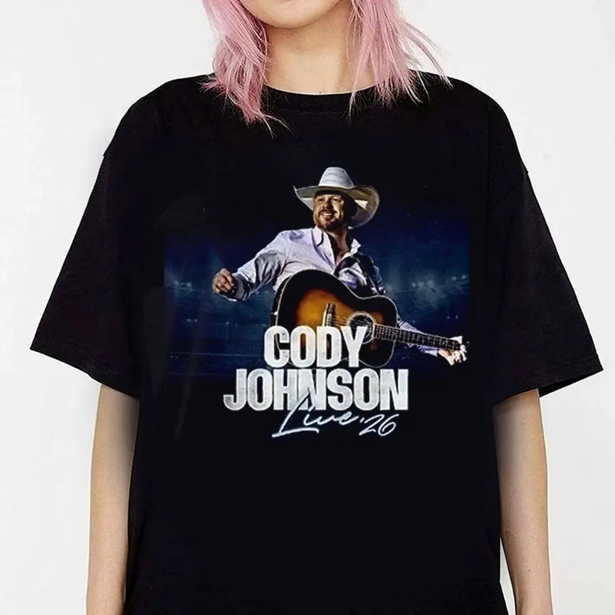 Cody Johnson Live 26 North America Tour 2026 T-shirt, All Size