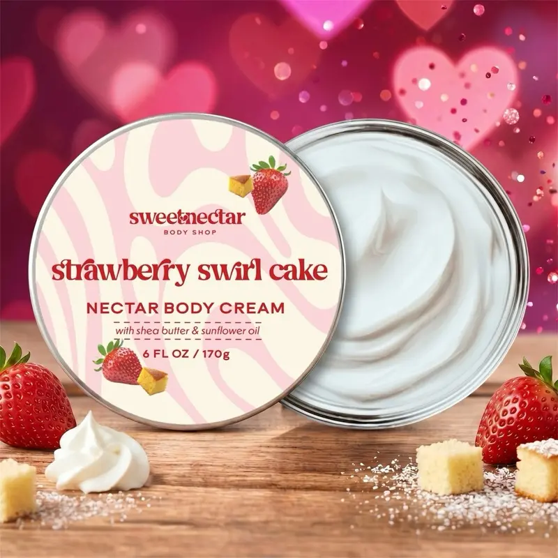 Sweet Nectar Body Shop Hand & Body Cream - Lightweight, Non-Greasy Hydration with a Long-Lasting, Addictive Scent