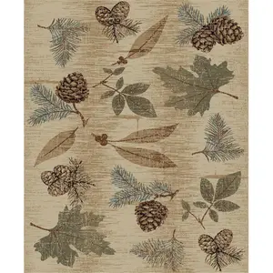 Mayberry Rug  2 ft. 3 in. x 3 ft. 3 in. Hearthside Autumn Area Rug, Multi Color